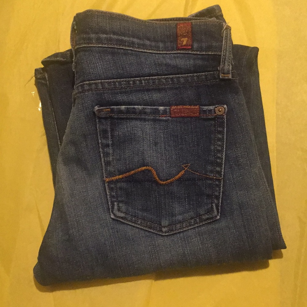 7 for all mankind boot cut jeans
